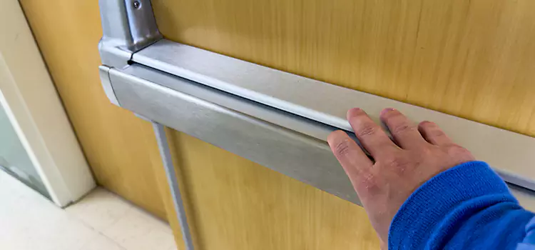 Installing a Push Bar on a Door Baton Rouge